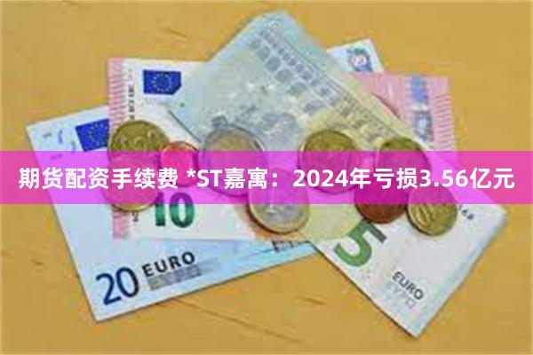期货配资手续费 *ST嘉寓：2024年亏损3.56亿元