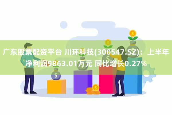 广东股票配资平台 川环科技(300547.SZ)：上半年净利润9863.01万元 同比增长0.27%